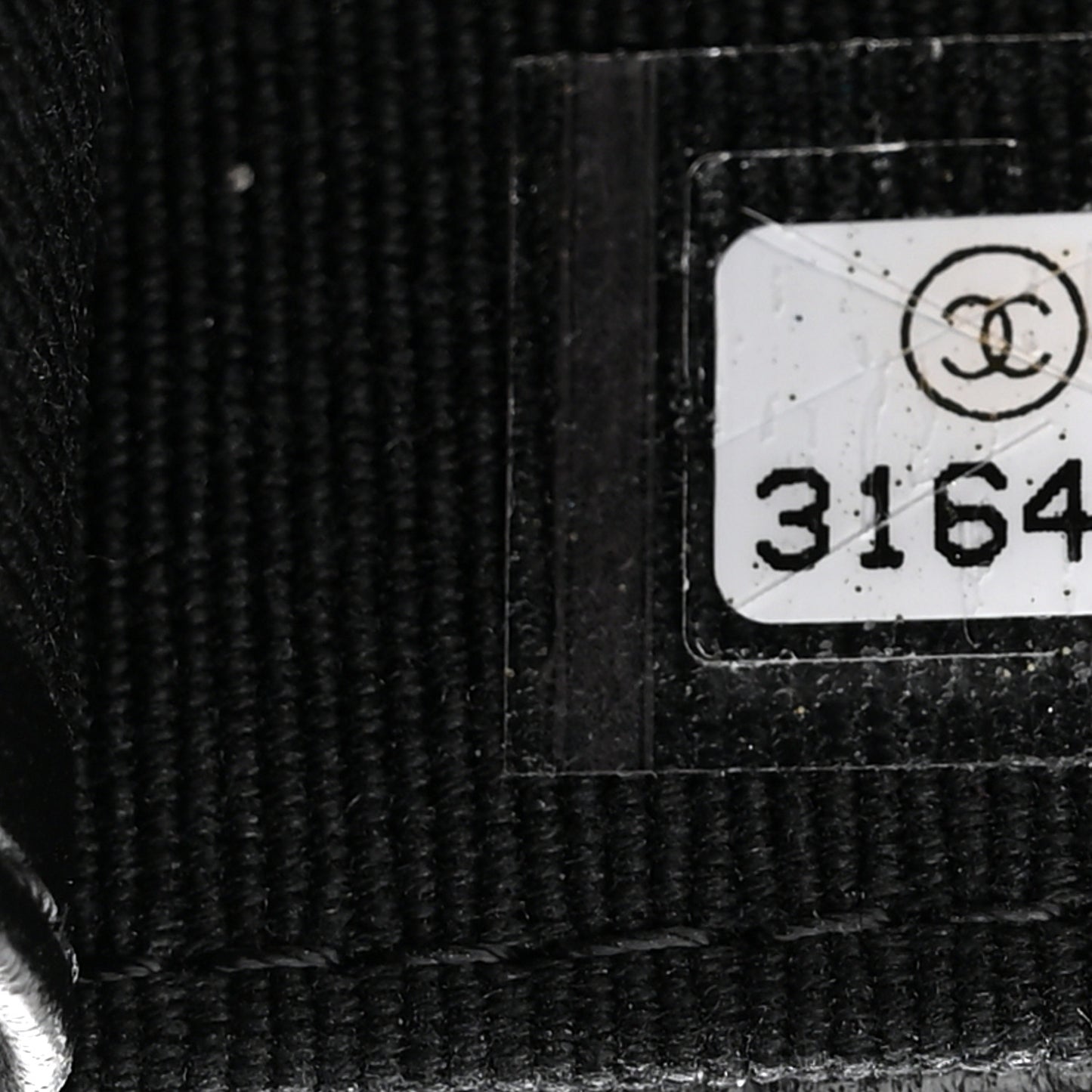 Lambskin Quilted CC Hook Card Holder Black