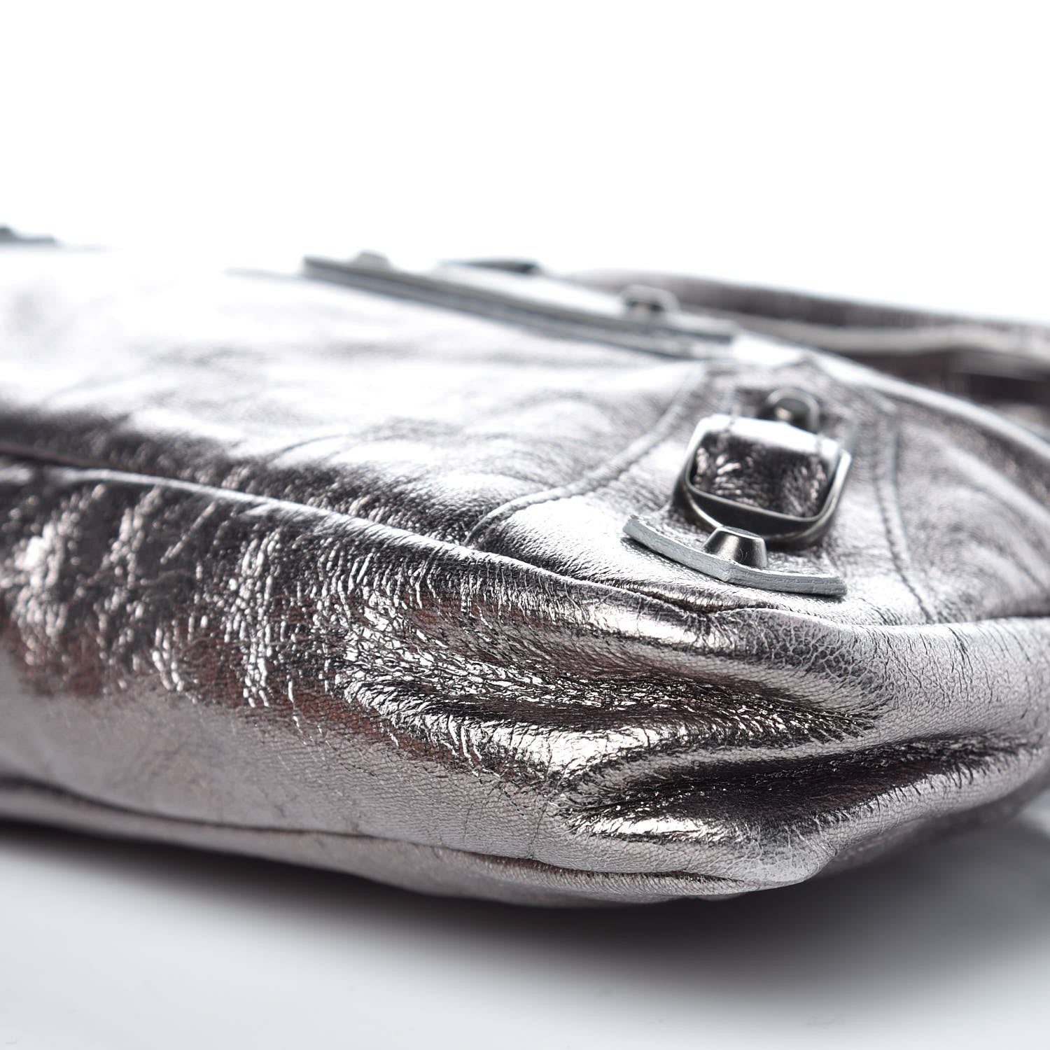 Balenciaga Chevre Mini Classique Pewter 9 of 12