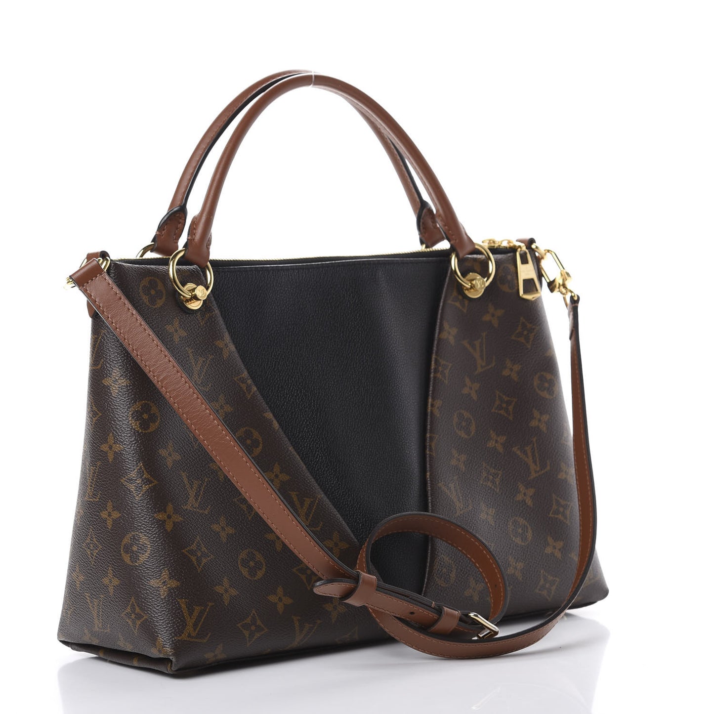 Monogram V Tote MM Black