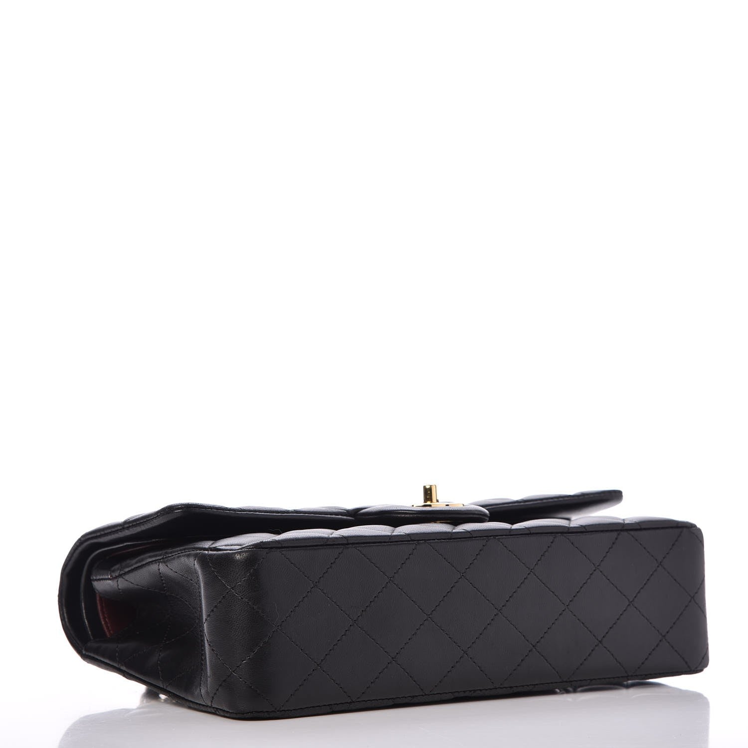 Chanel Lambskin Quilted Medium Double Flap Black 5 of 11