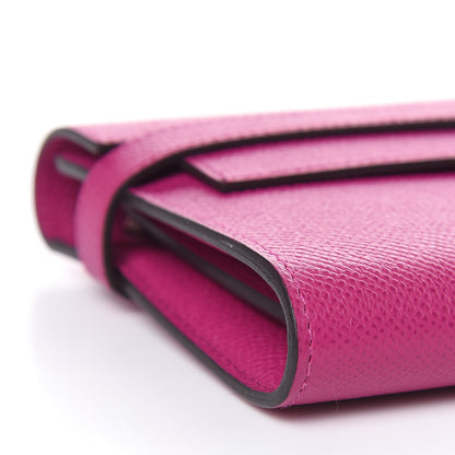 Hermes Epsom Kelly Longue Wallet Rose Pourpre 8 of 11