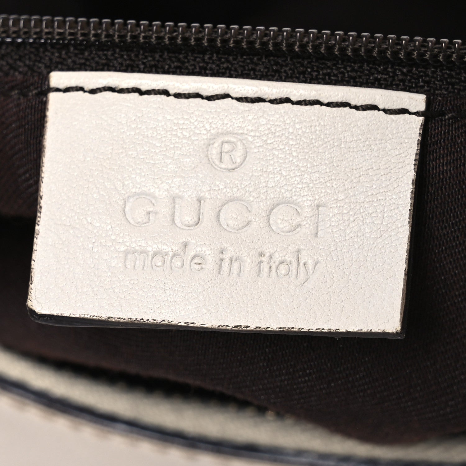 Gucci Monogram Medium D Gold Ring Hobo White 7 of 17