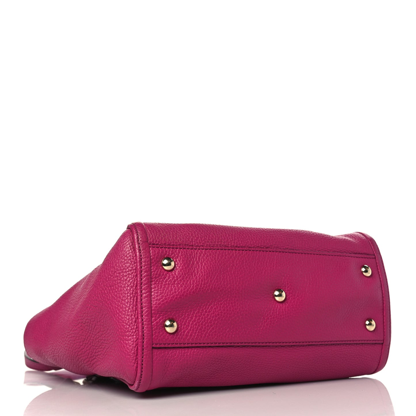 Cellarius Calfskin Small Soho Shoulder Bag Bright Bouganville