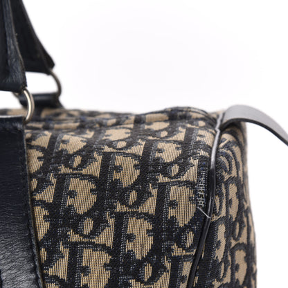 Christian Dior Monogram Boston Navy Blue 12 of 19
