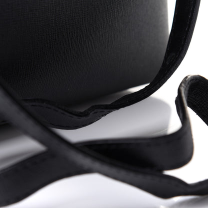 Mansur Gavriel Saffiano Bucket Bag Black Flamma 13 of 14