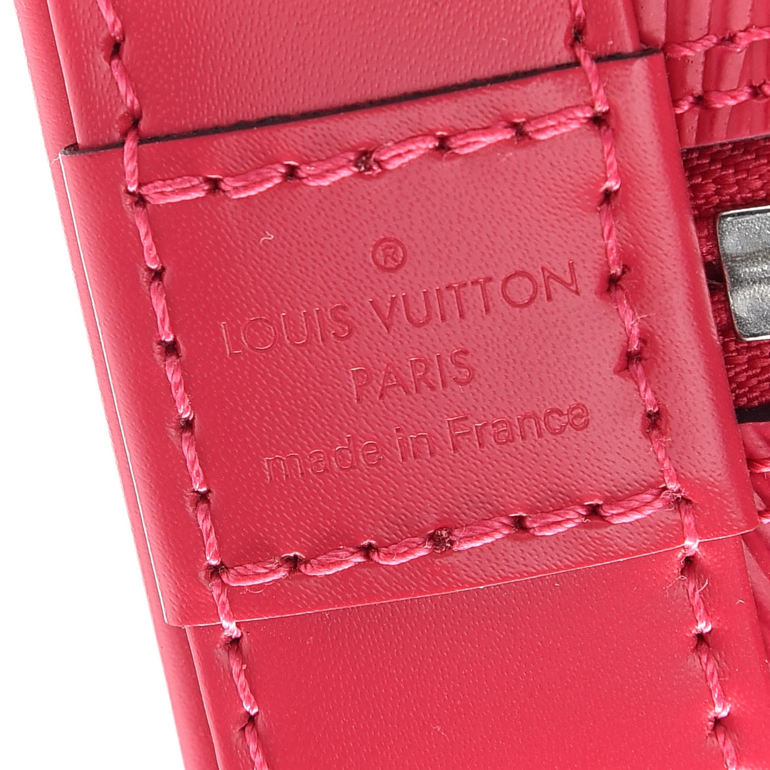 Louis Vuitton Epi Jacquard Alma BB Rose Pondicherry 6 of 8