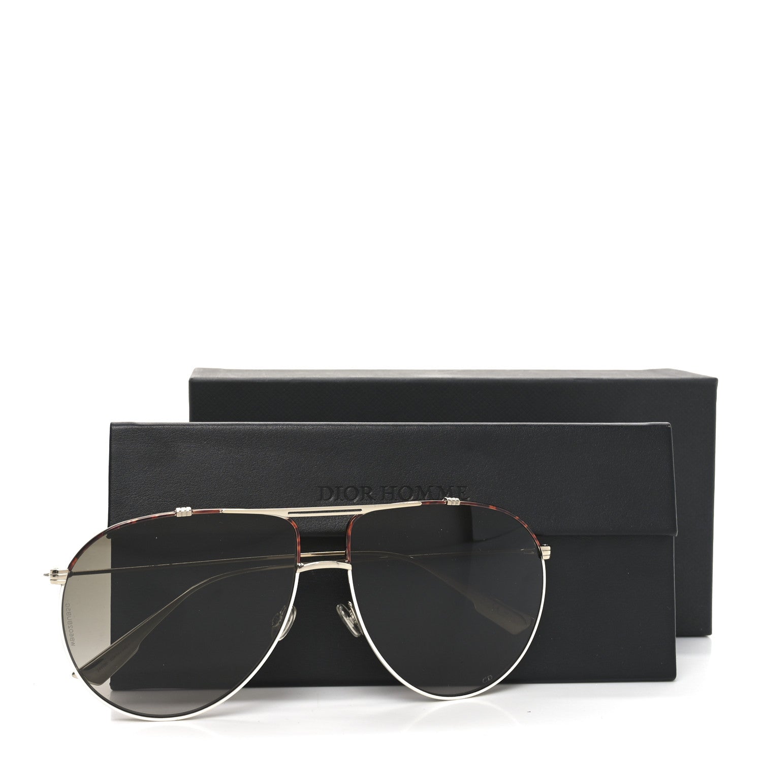 Christian Dior Metal Monsieur 1 Sunglasses Light Gold Havana 8 of 8