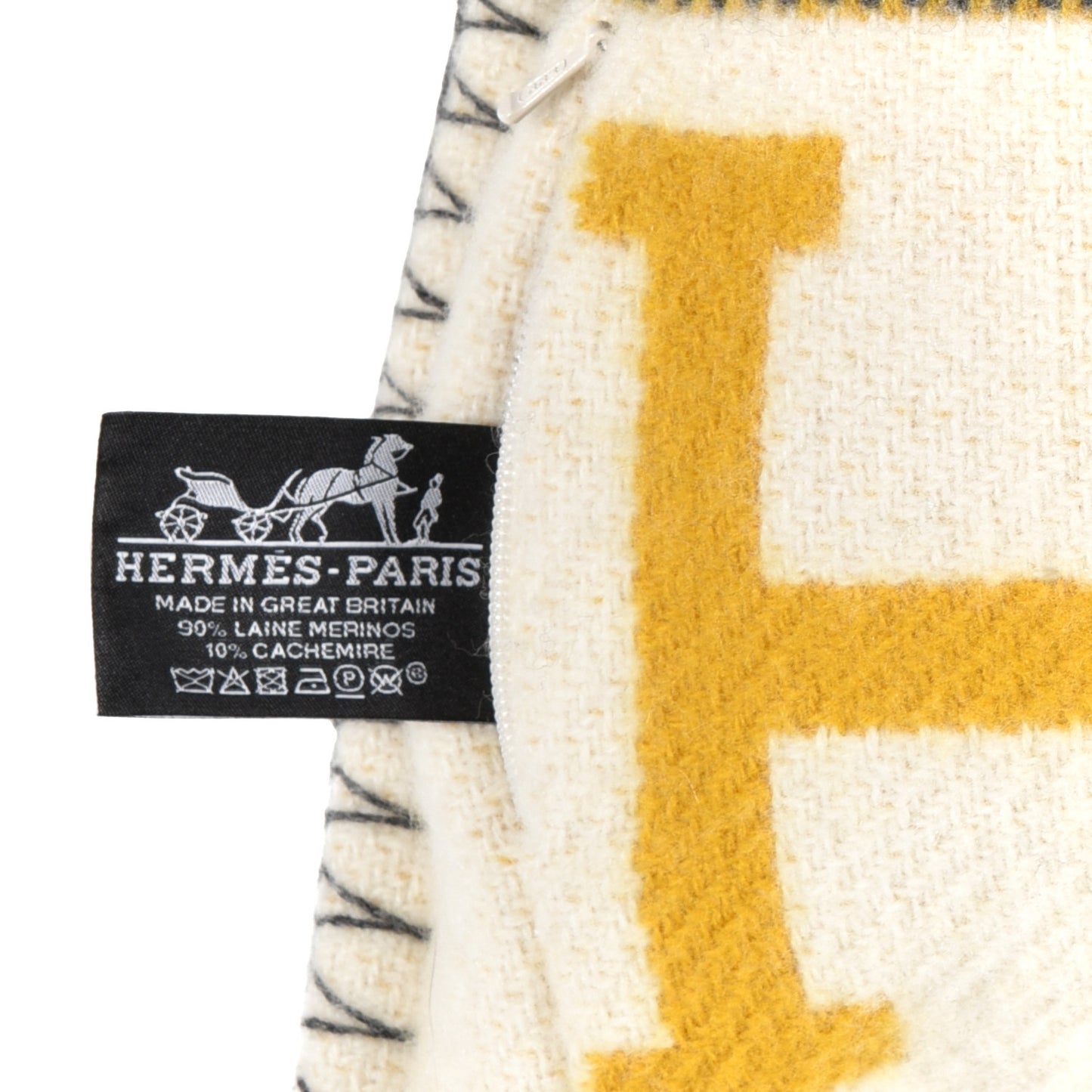 Wool Cashmere Avalon III Pillow PM Gris Soleil