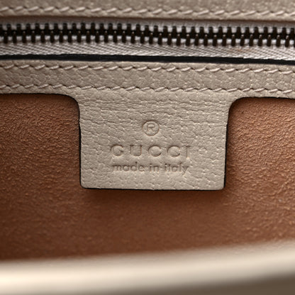 Gucci GG Supreme Monogram Small Queen Margaret Top Handle Bag White 6 of 9