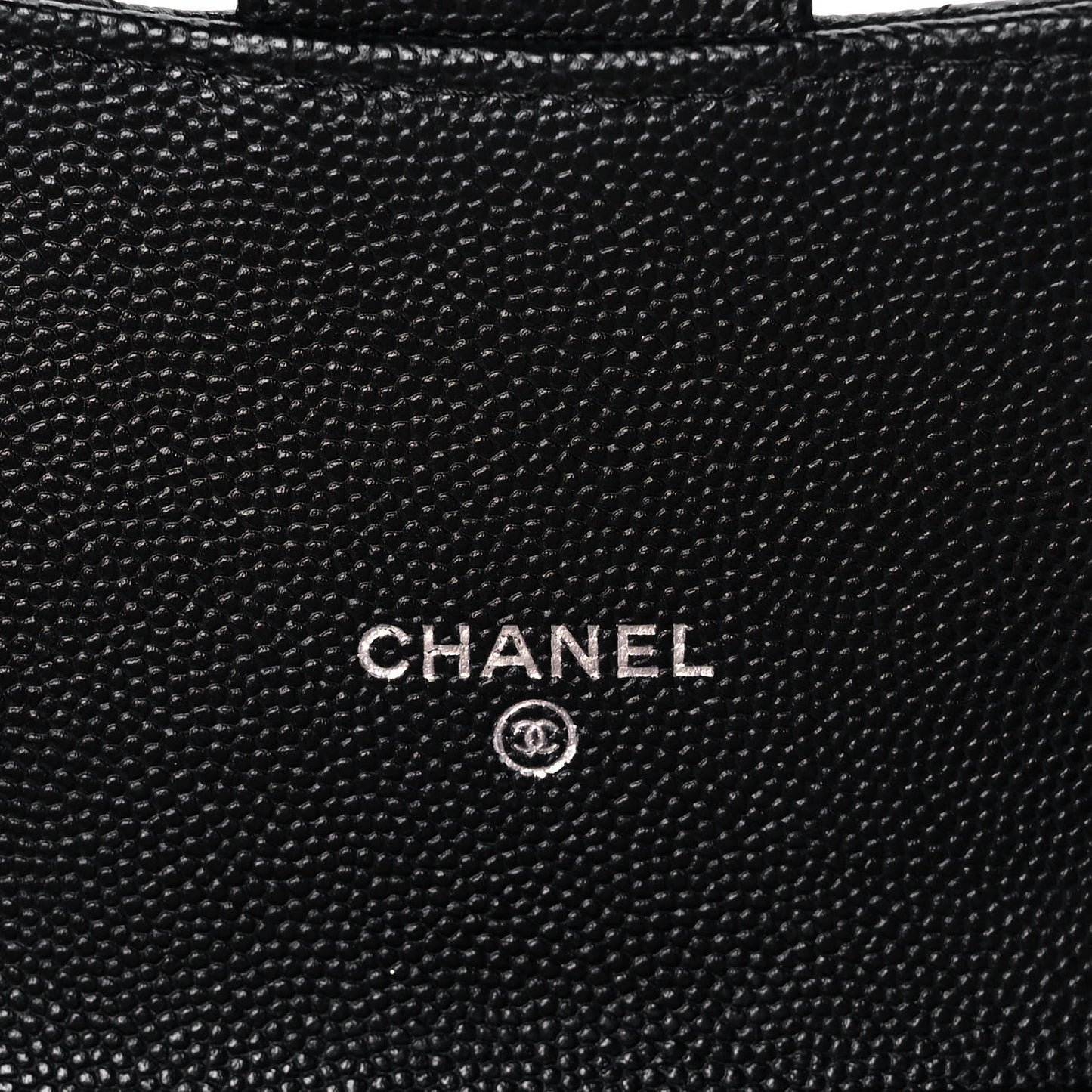Caviar Quilted Classic Phone Holder Black