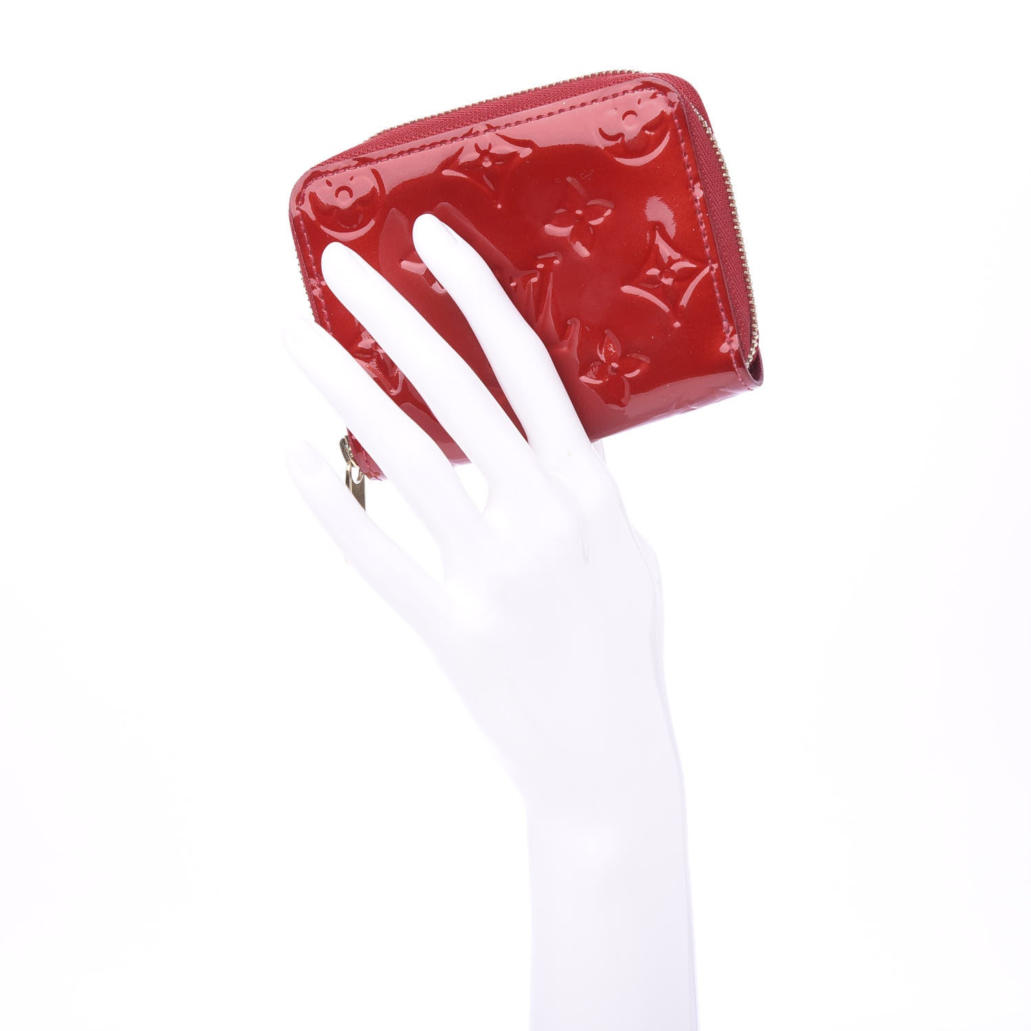 Louis Vuitton Vernis Zippy Coin Purse Cherry 2 of 7