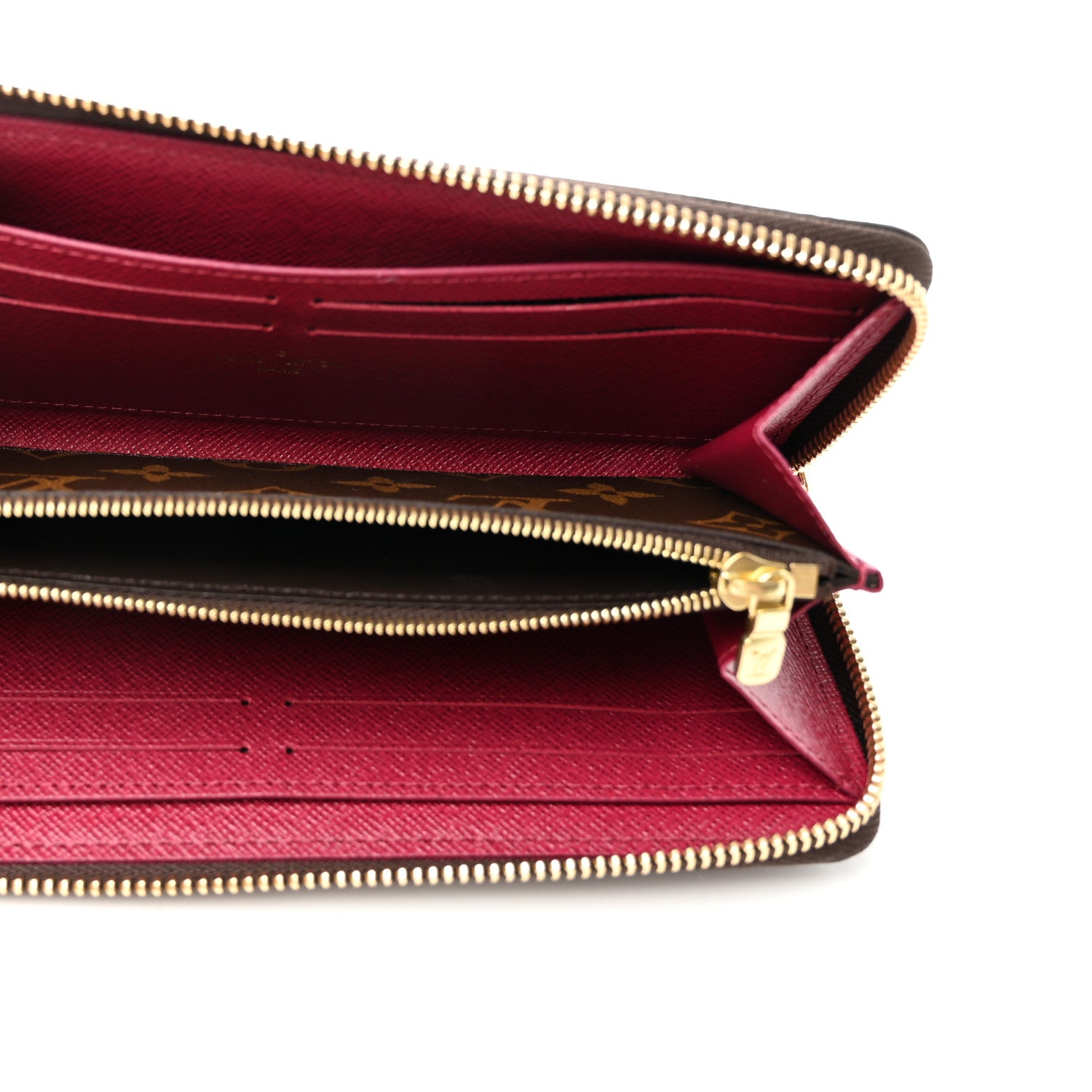 Louis Vuitton LOUIS VUITTON Monogram Clemence Wallet Fuchsia 5 of 9