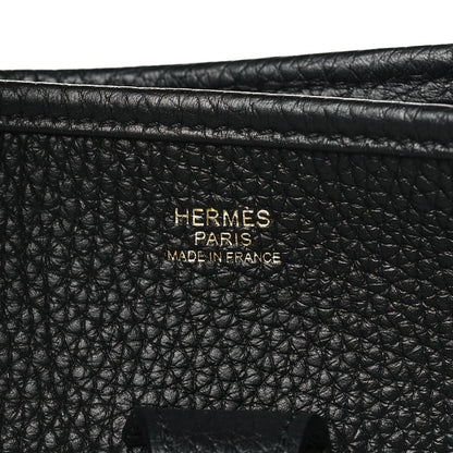 Hermes Taurillon Clemence Evelyne III PM Black 5 of 9
