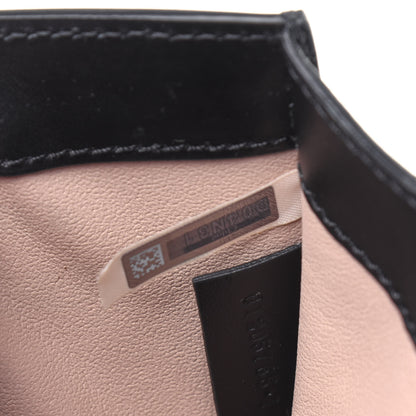 Chloe Shiny Goatskin Calfskin Mini Aby Chain Shoulder Bag Black 7 of 11