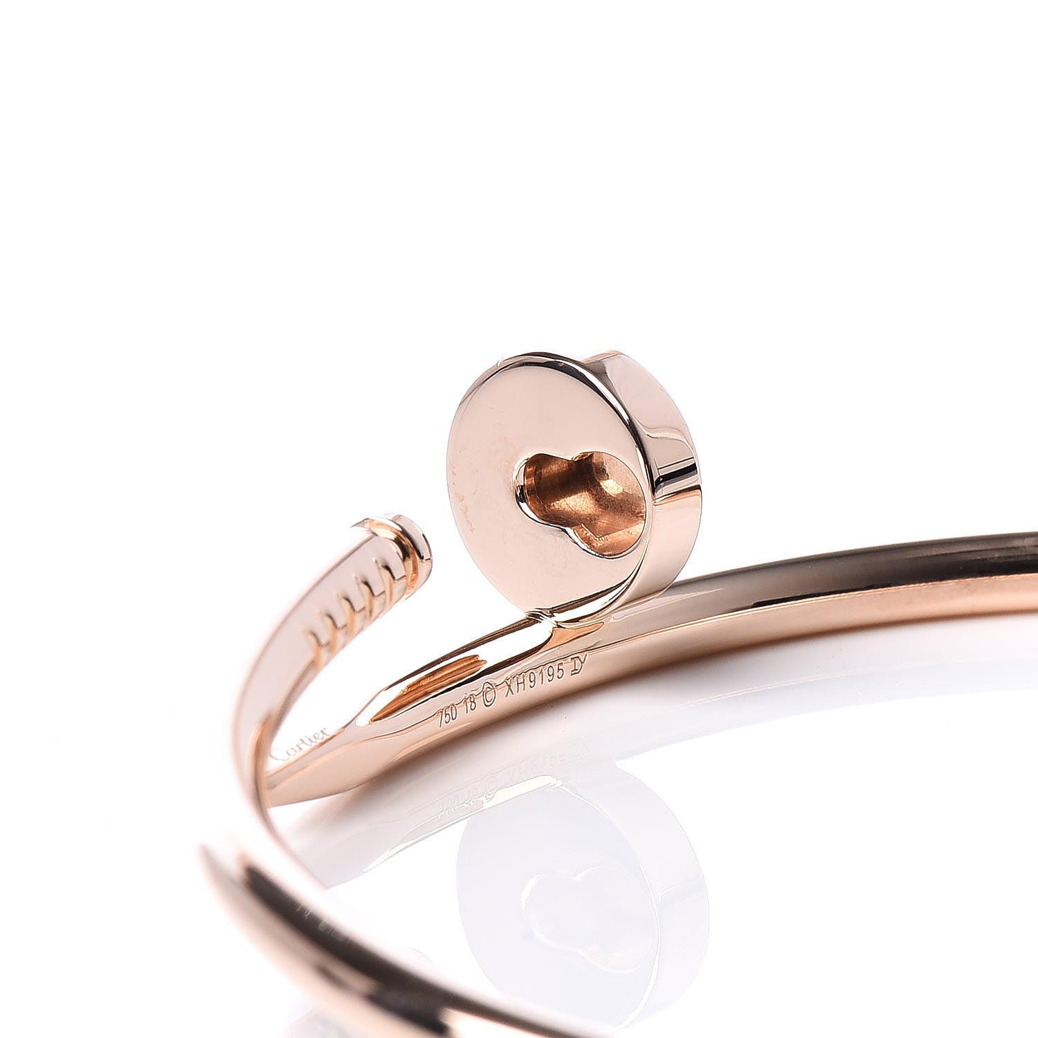 Cartier 18K Pink Gold Juste Un Clou Bracelet 18 5 of 6