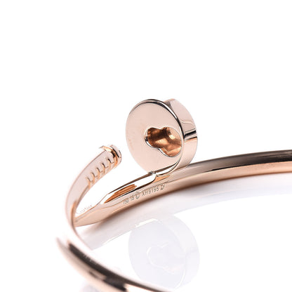Cartier 18K Pink Gold Juste Un Clou Bracelet 18 5 of 6