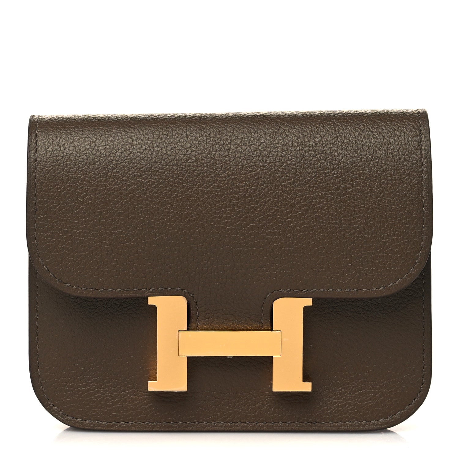 Hermes Evercolor Verso Constance Slim Wallet Toundra Beton 1 of 9