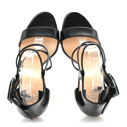 Christian Louboutin Kid Choca 150 Platform Sandals 38 Black 2 of 9