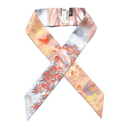 Hermes Silk Le Charme D Orphee Ciel Beige Rose Ciel Beige Rose 1 of 4
