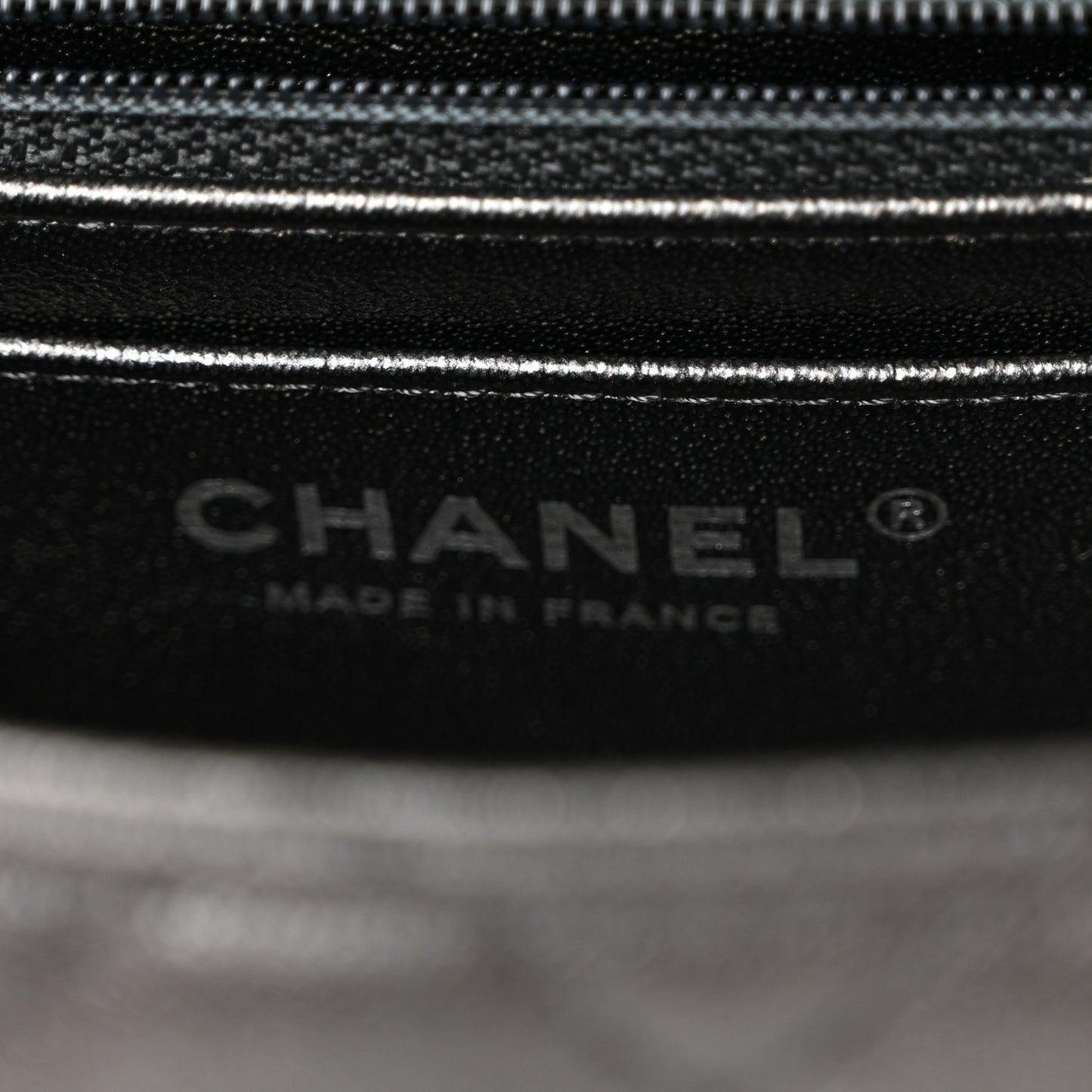 Goatskin Quilted 2.55 Reissue Mini Flap Dark Silver