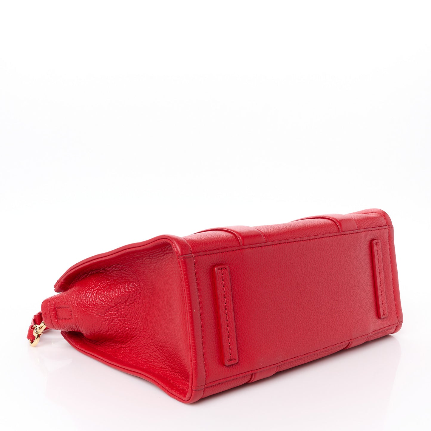 Grained Calfskin Medium The Tote Bag True Red