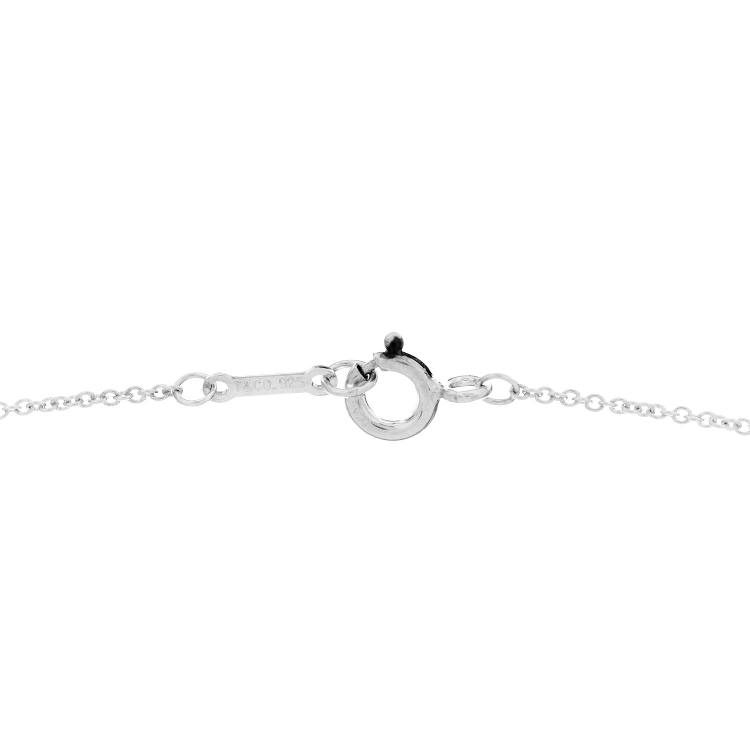 Tiffany Sterling Silver Small Paloma Picasso Loving Heart Pendant Necklace 4 of 4