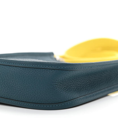 Hermes Taurillon Clemence Amazone Evelyne TPM Colvert Lime 9 of 11