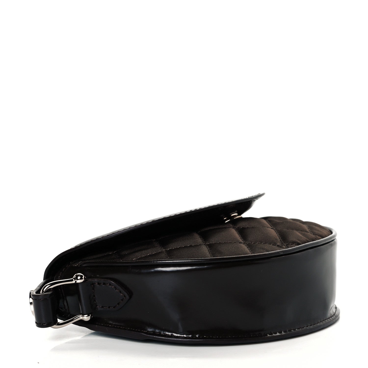 Burberry Nylon Quilted Crossbody Dark Brown 5 of 6