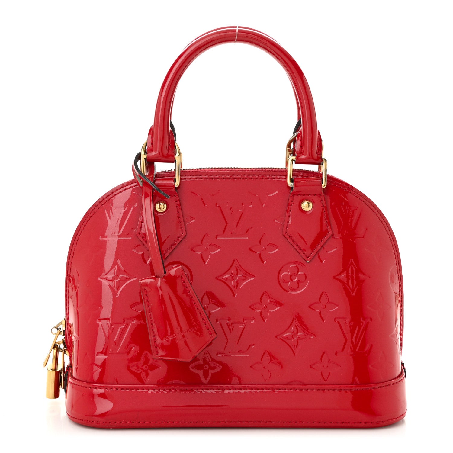 Louis Vuitton Vernis Alma BB Cherry 1 of 12