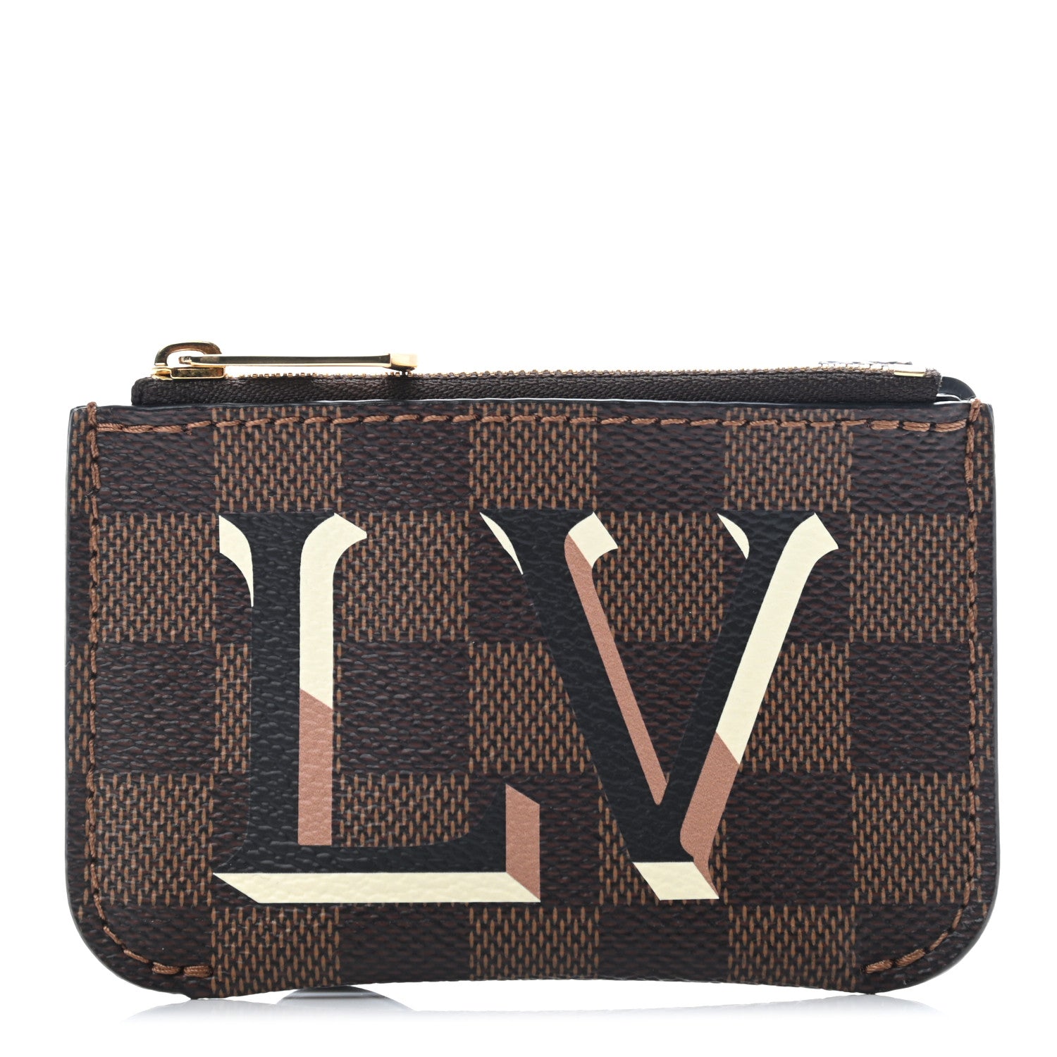 Louis Vuitton Damier Ebene Belmont Pochette Venus Pink 1 of 5