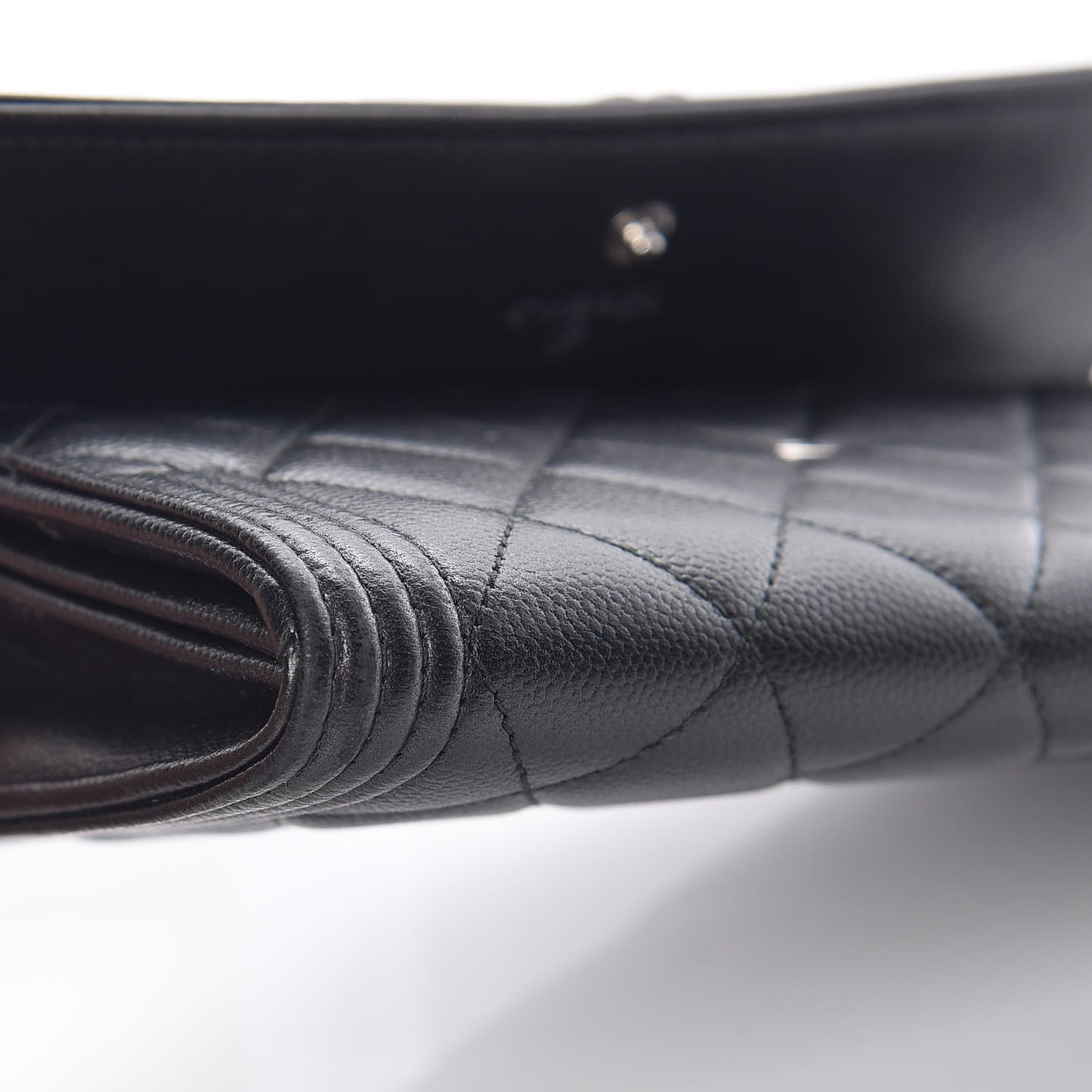 Caviar Quilted Boy Flap Wallet So Black