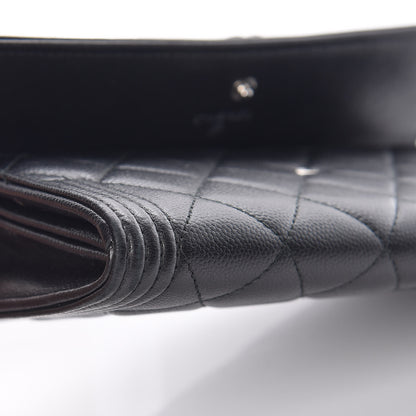 Chanel Caviar Quilted Boy Flap Wallet So Black 9 of 11