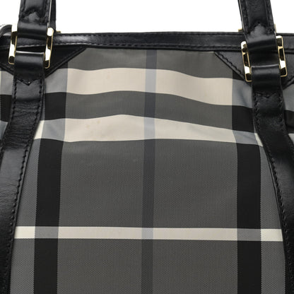 Burberry Nylon Beat Check Diaper Bag Black 7 of 9