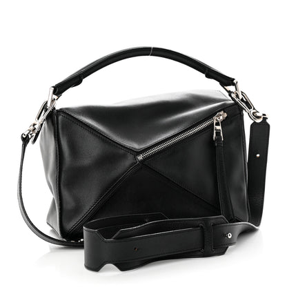 Loewe Calfskin Small Puzzle Bag Black 3 of 19