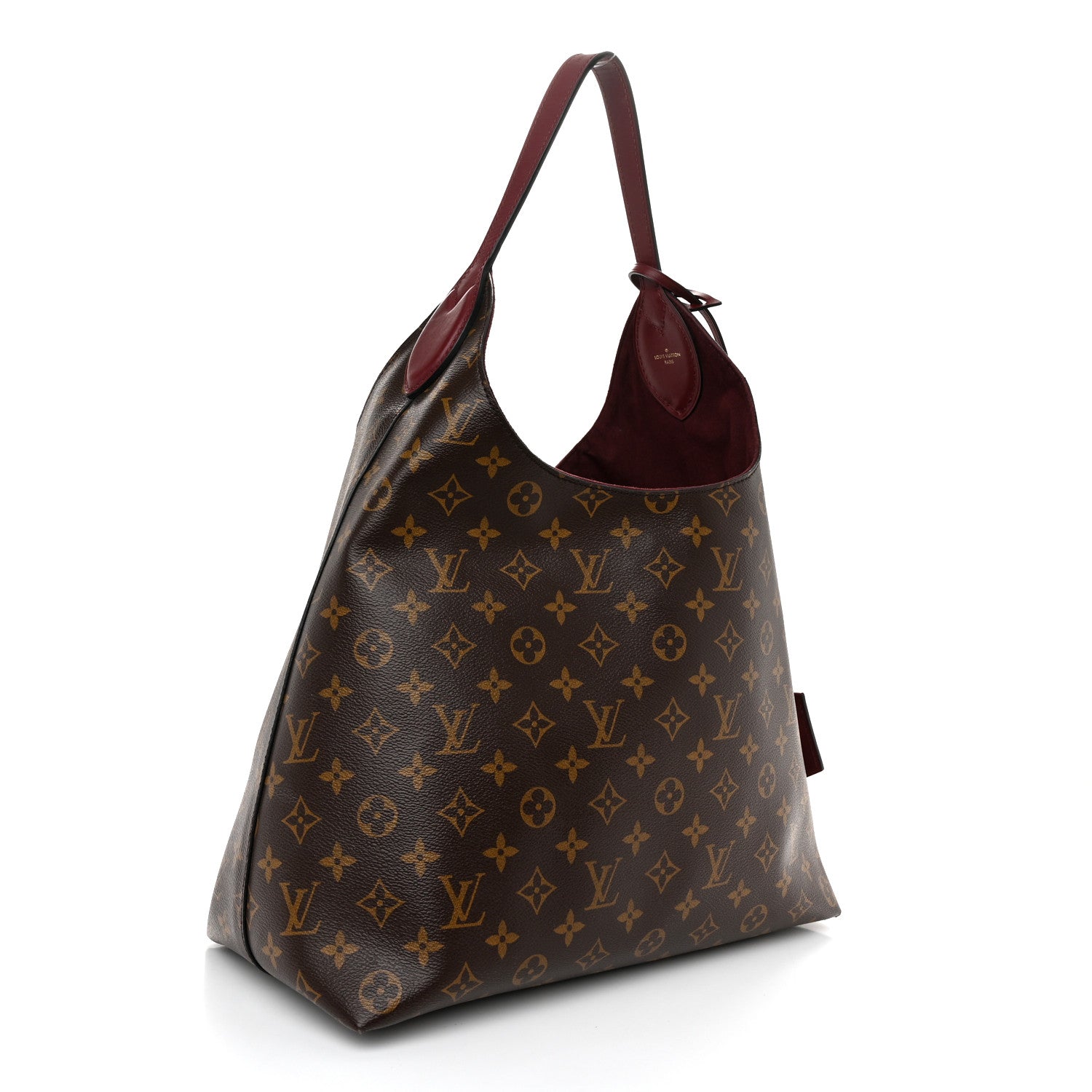 Louis Vuitton Monogram Flower Hobo Bordeaux 3 of 10