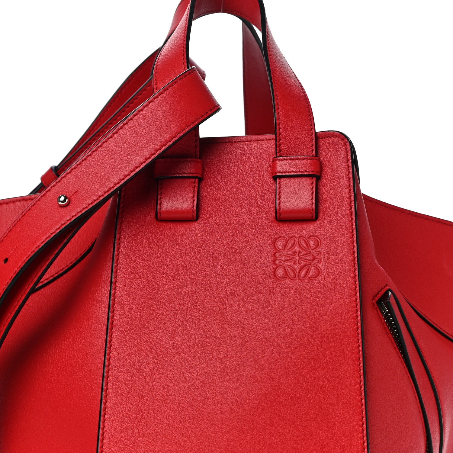 Loewe Calfskin Small Hammock Shoulder Bag Red 8 of 12