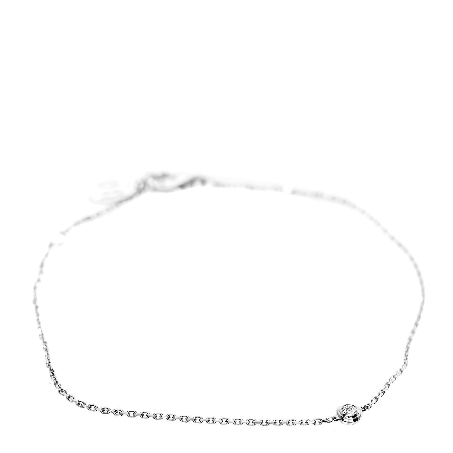 18K White Gold Diamond XS D'Amour Bracelet