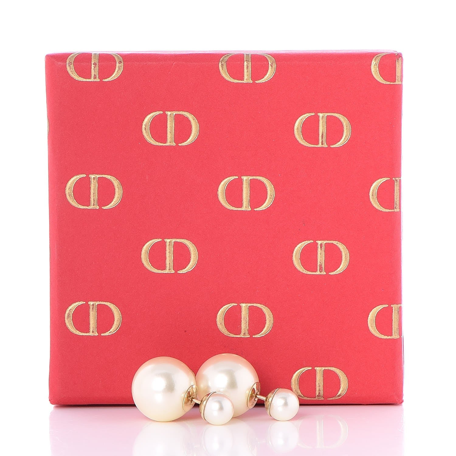 Christian Dior Pearl Mise En Dior Tribal Earrings 4 of 4