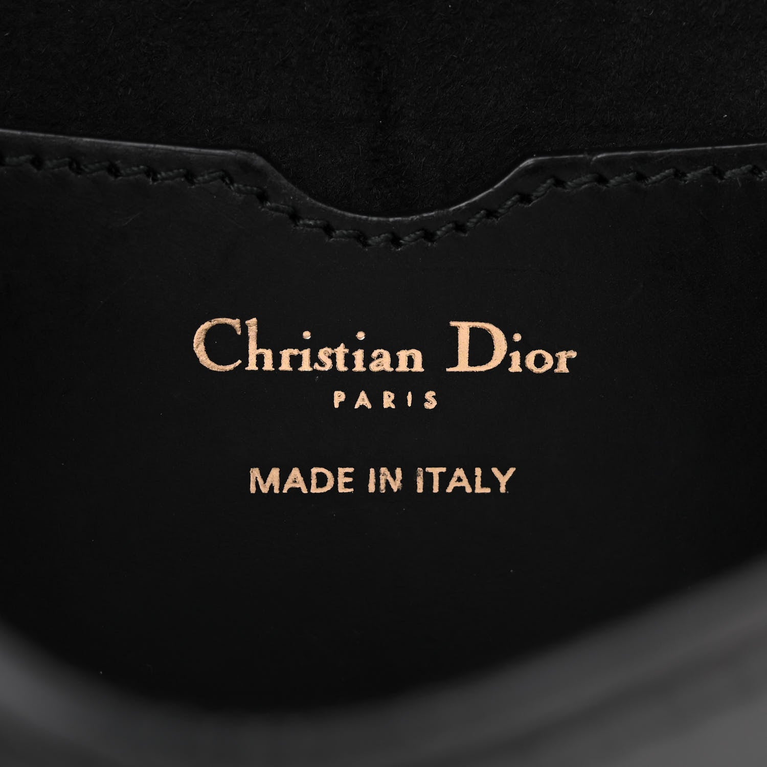 Christian Dior Grained Calfskin D-Bee Shoulder Bag Black 6 of 12