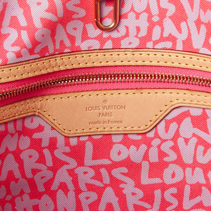 Louis Vuitton Monogram Graffiti Neverfull GM Fuchsia 7 of 8