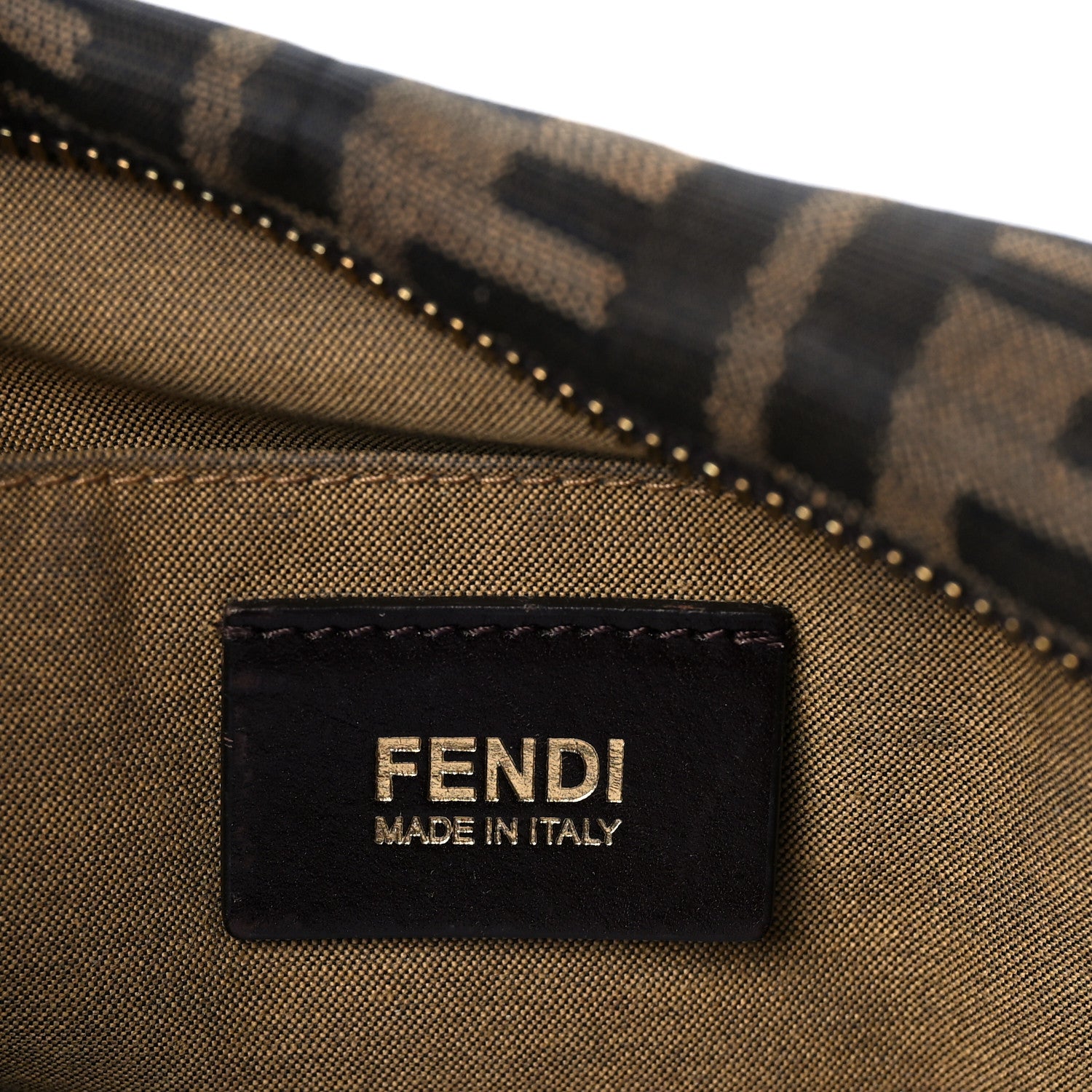 Fendi Zucca Cuoio Lucido Chef Crossbody Bag Tobacco Moro 5 of 9