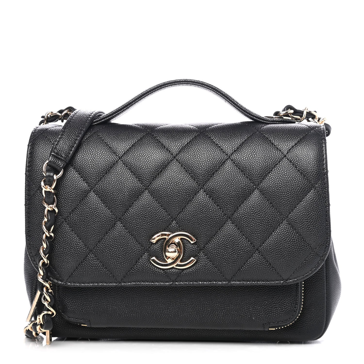 Chanel Caviar Quilted Medium Business Affinity Flap Black 1 of 4