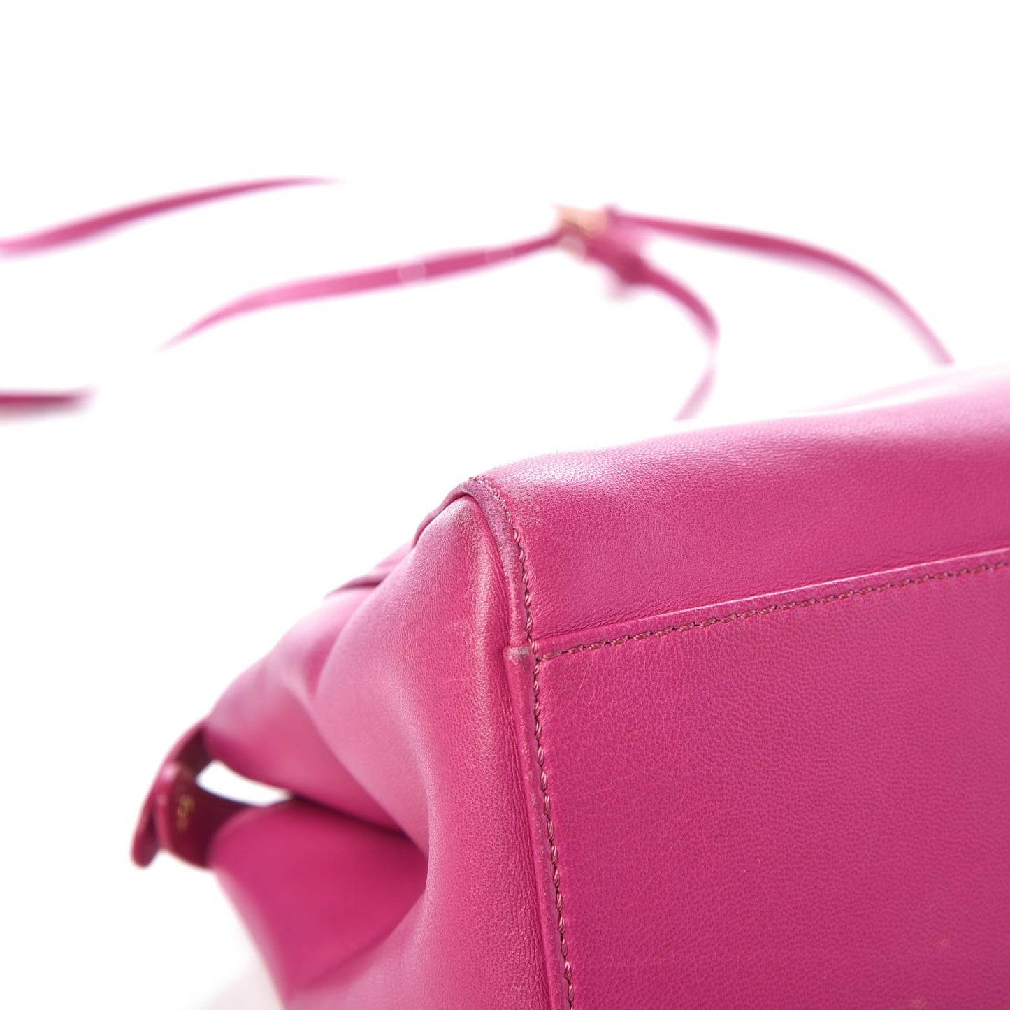 Nappa Mini Peekaboo Iconic Satchel Magenta
