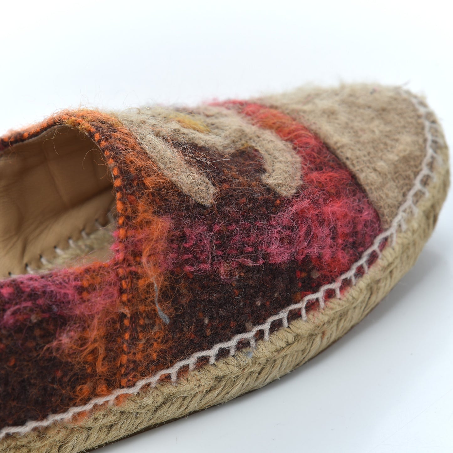 Tweed CC Espadrilles 41 Brown Pink