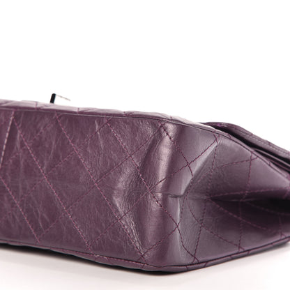 Chanel Aged Calfskin Quilted 2.55 Reissue 227 Flap Purple 7 of 9