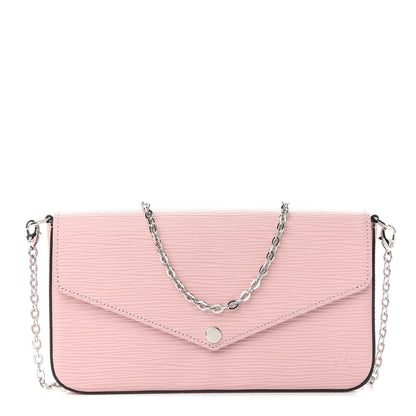 Louis Vuitton Epi Pochette Felicie Rose Ballerine 3 of 12