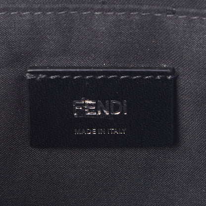 Fendi Vitello Grace Light Logo Clutch Bag Black Sunflower 7 of 7