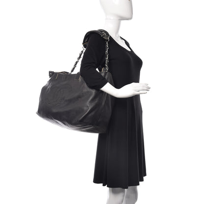 Chanel Calfskin CC Duffel Bag Black 2 of 17