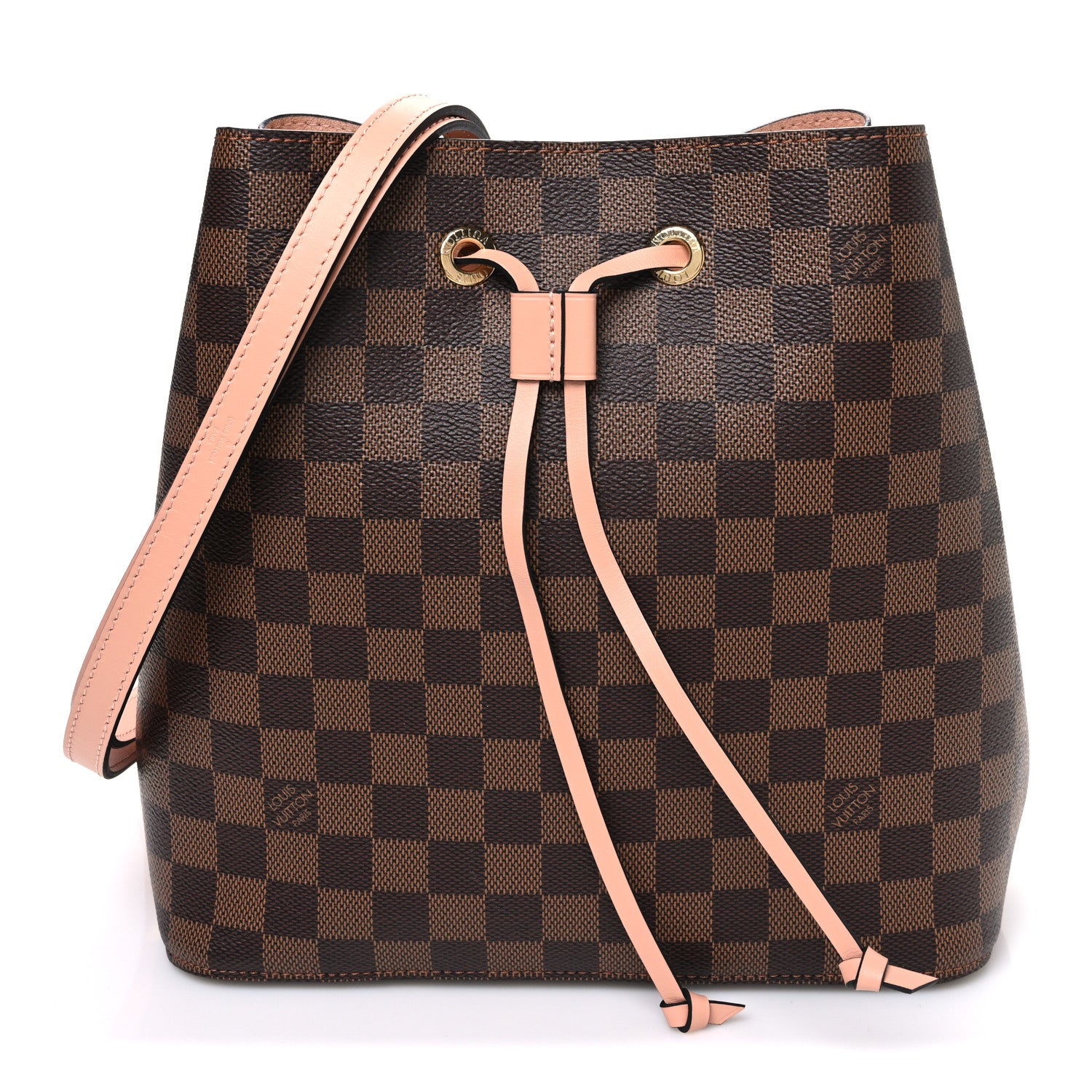 Louis Vuitton Damier Ebene Neonoe MM Venus Pink 1 of 10
