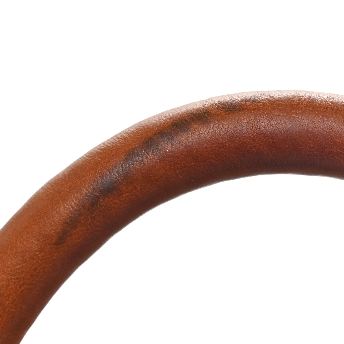 Calfskin Stitched Bowler Light Brown